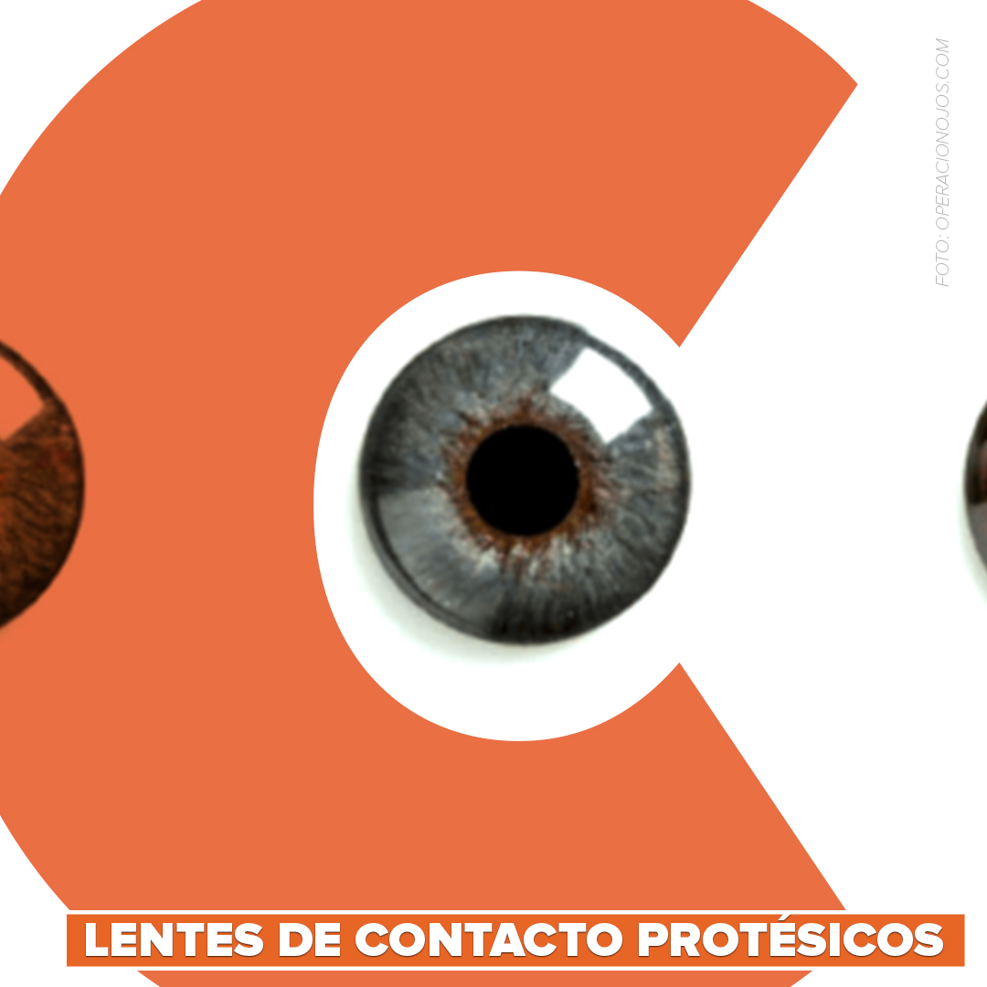 LENTES DE CONTACTO PROTÉSICOS