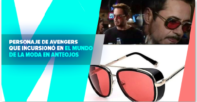 Personaje de Avengers que incursionó en el mundo de la moda en anteojos
