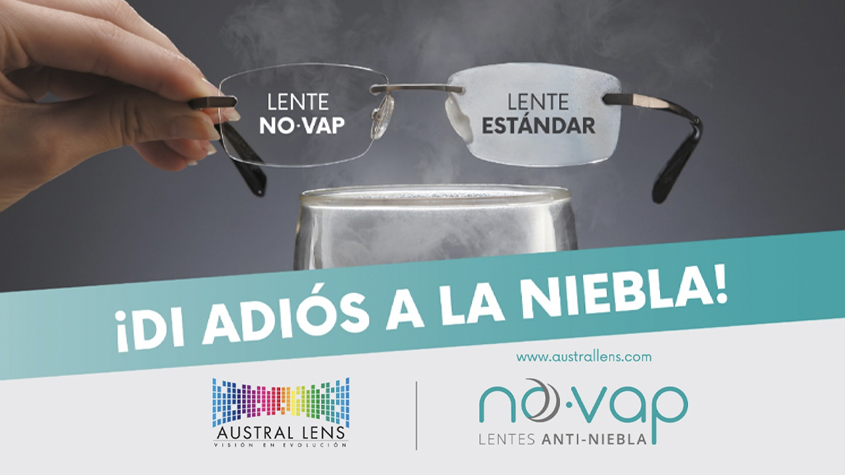 Lentes NO·VAP con tecnología Anti-Niebla
