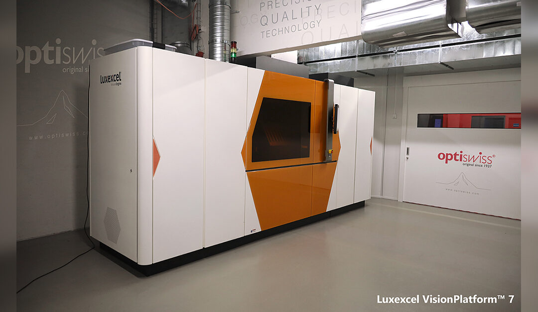 OPTISWISS Y LUXEXCEL SE UNEN PARA CREAR GAFAS INTELIGENTES IMPRESAS EN 3D