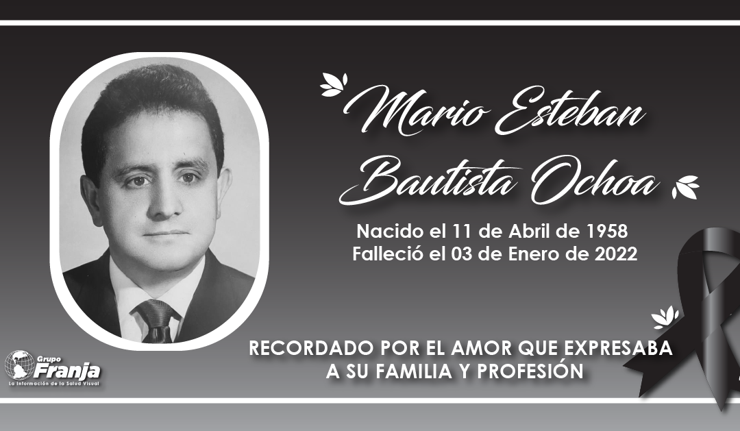 Fallece Mario Esteban Bautista