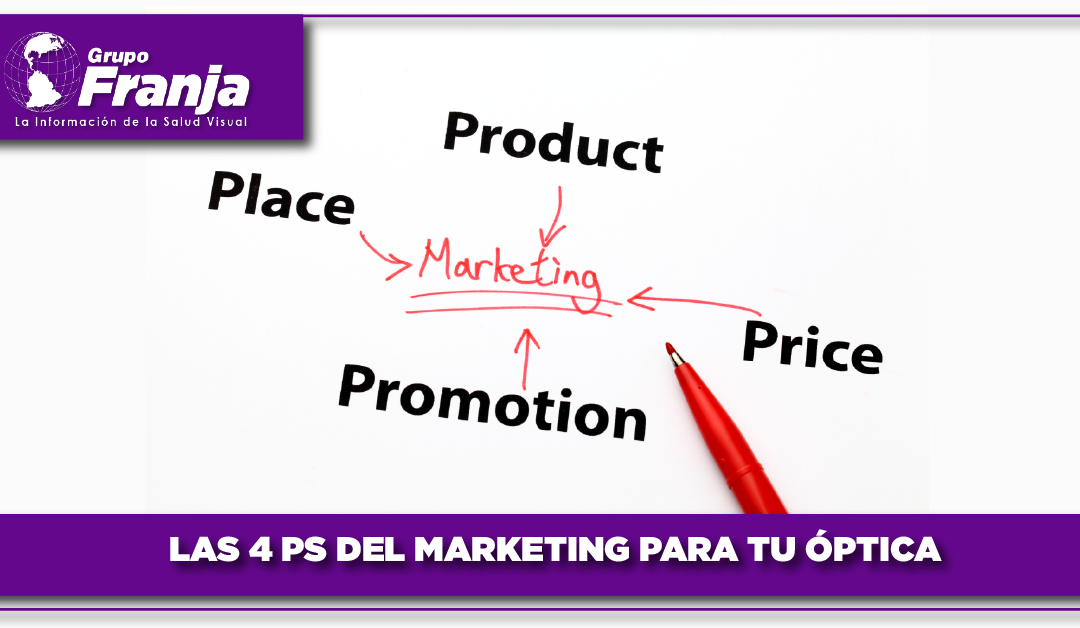 Las 4Ps del marketing para tu óptica