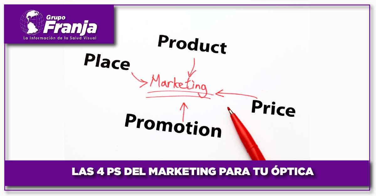 Las 4Ps del marketing para tu óptica
