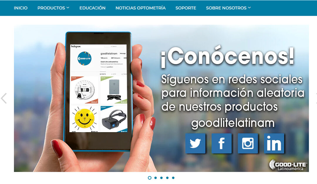 Nueva página para latinoamérica de good-lite