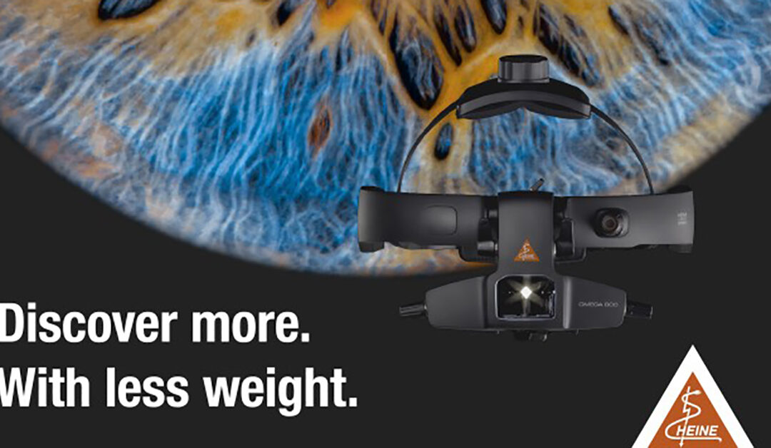 HEINE presenta el nuevo OMEGA 600, el Oftalmoscopio indirecto de gama alta más ligero del mundo