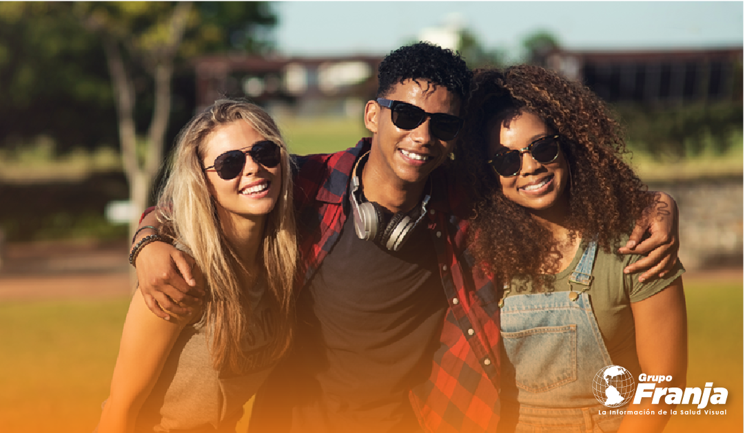 Gafas adecuadas según el tono de piel