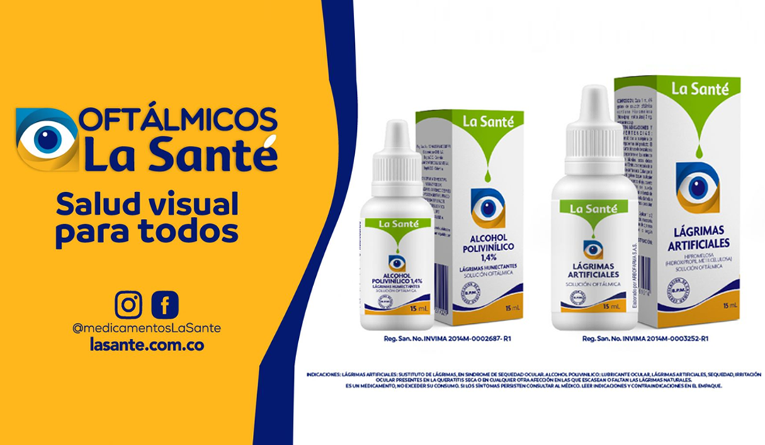 Lubricantes oculares La Santé