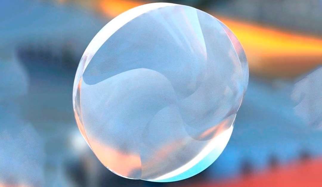 Lentes oftálmicos en forma de espiral