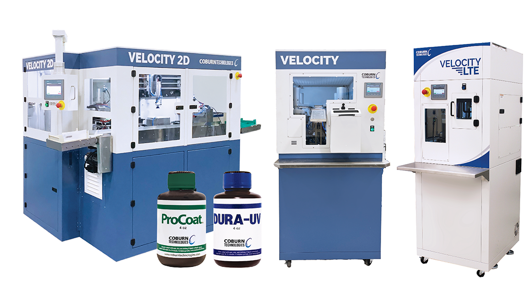 Sistema Velocity Spin Lens Coater de Coburn Technologies