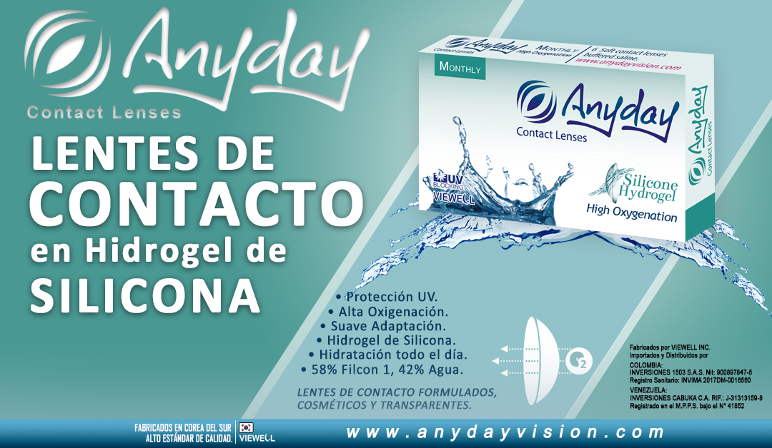 Anyday lanza nuevas opciones de lentes de contacto para mayor confort y estilo