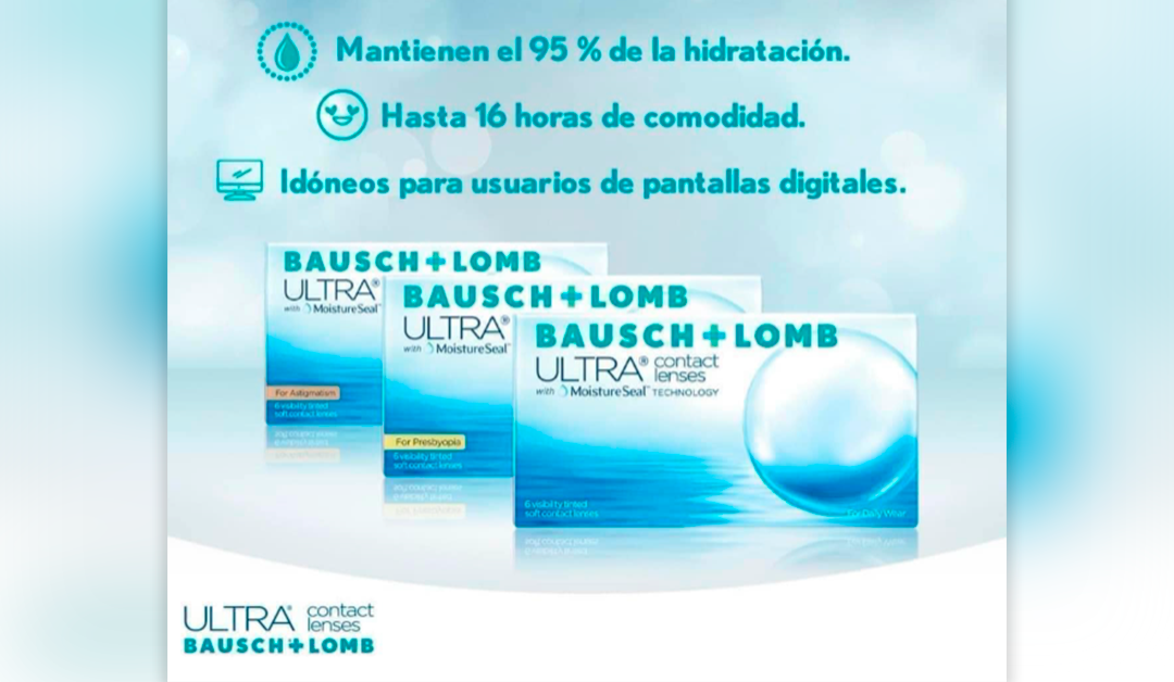 Bausch + Lomb promueve la línea ULTRA con tecnología MoistureSeal™