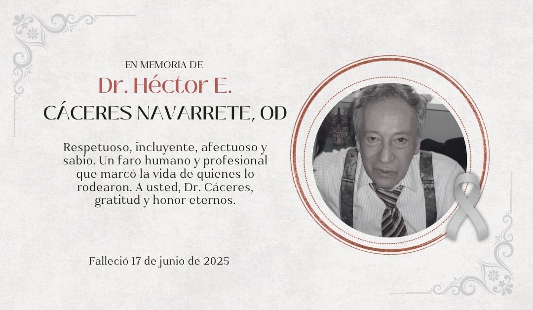 Gracias, Dr. Héctor Cáceres, por enseñarnos a ver con el corazón