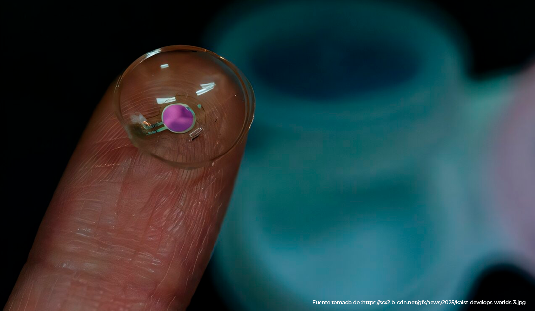 Lente de contacto con OLED ofrece un diagnóstico retiniano más seguro y sencillo
