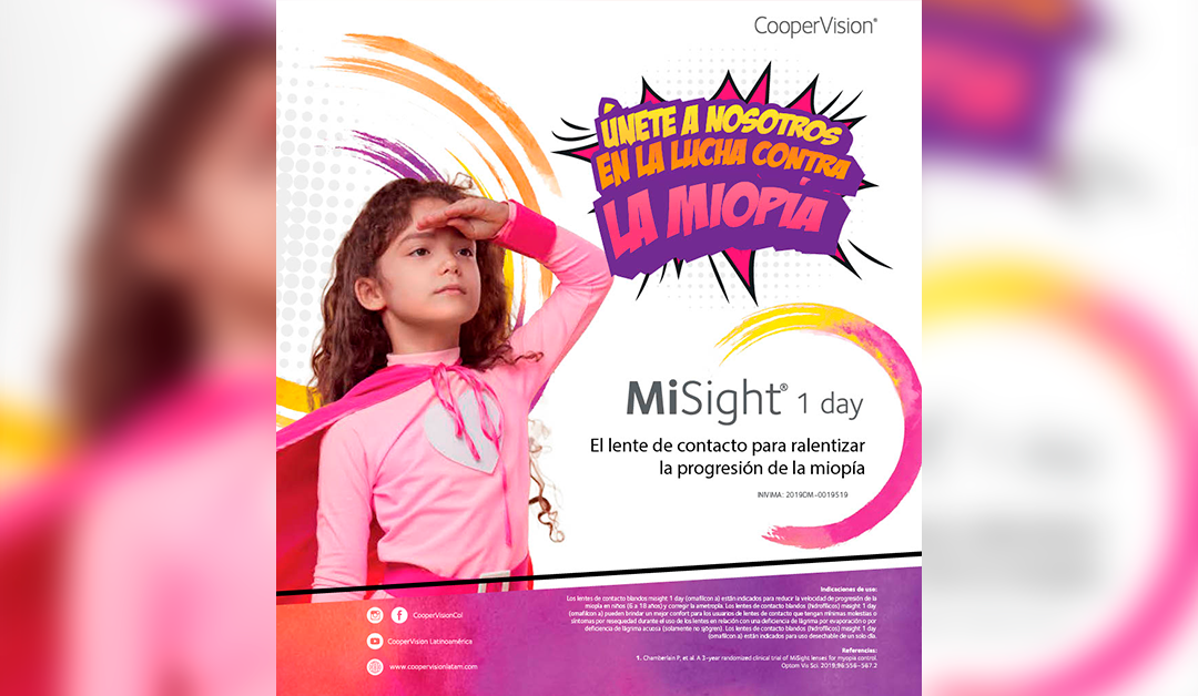 MiSight® 1 day: LC diarios para control de la miopía infantil